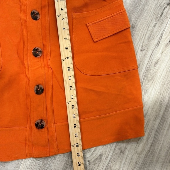 Maeve Orange Mini Skirt - Picture 6 of 9